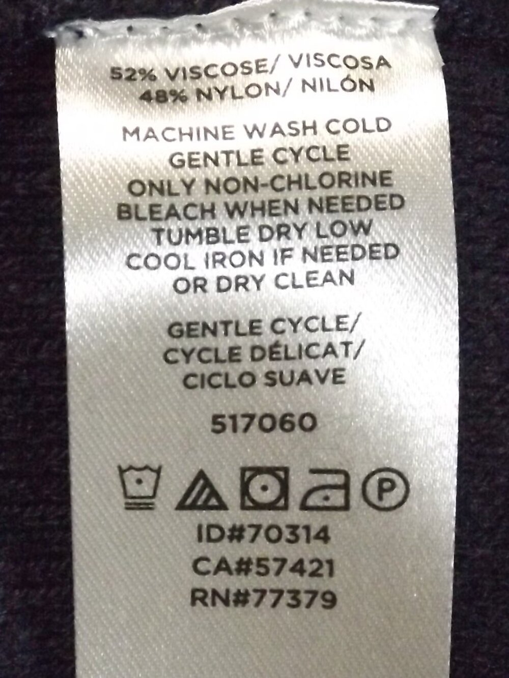 new ANN TAYLOR Sweater Dress, M, Blue, button accent, Long sleeves, Funnel neck - Picture 13 of 14